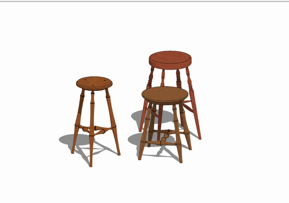 3D stools
