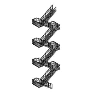 Parametrische Treppe (unabhängige Familie; Nicht-System)
