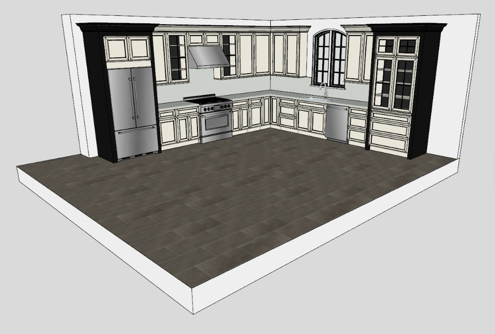 3D kitchen furniture