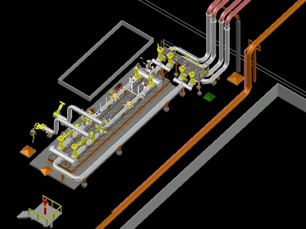 3d valve access platform