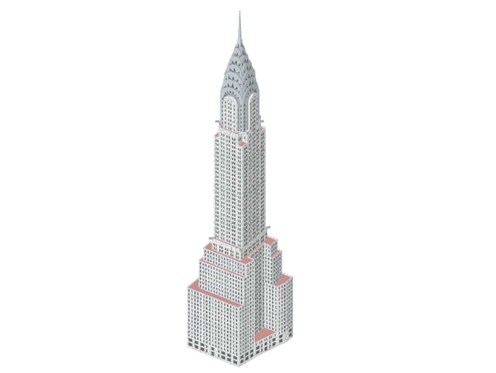 3D Chrysler Gebäude Torre