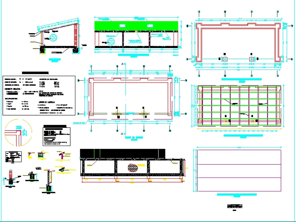 cattle shed full in autocad cad download 1.52 mb