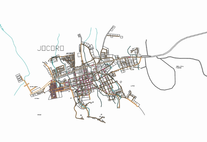 Mapa de Jocoro, Morazán