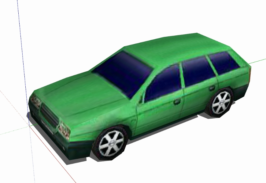 Auto vehículo 3D