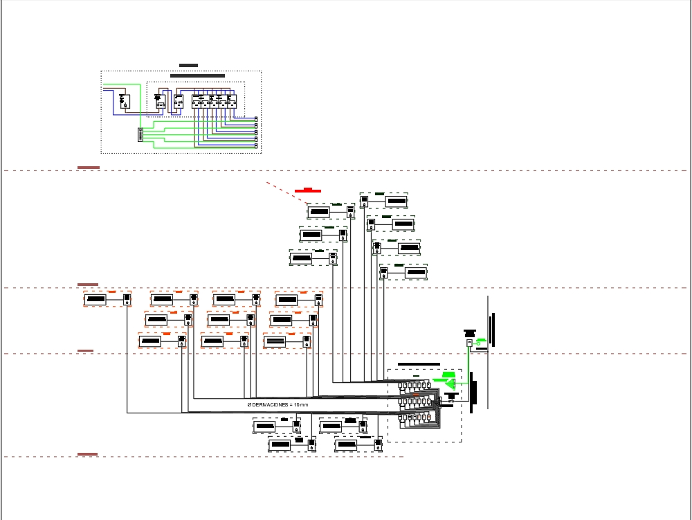 Electrical installation diagram