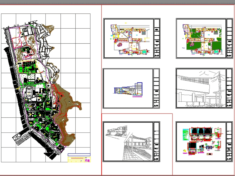 Uni Facultad De Arquitectura En Autocad Cad 10 17 Mb Bibliocad