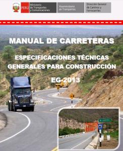 Manual de Carreteras Especificaciones tecnicas