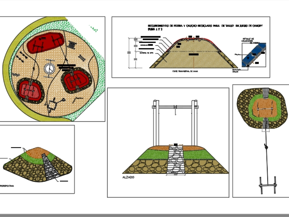 Jogo de dossel em AutoCAD, Baixar CAD Grátis (4.55 MB)