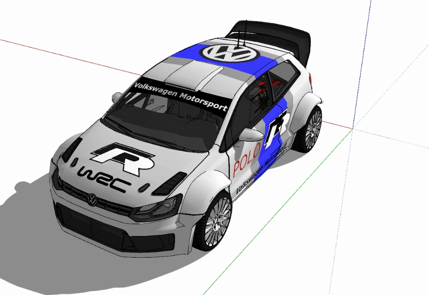 WRC Volkswagen 3D