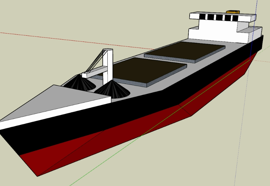 Grande barco - carier 3D