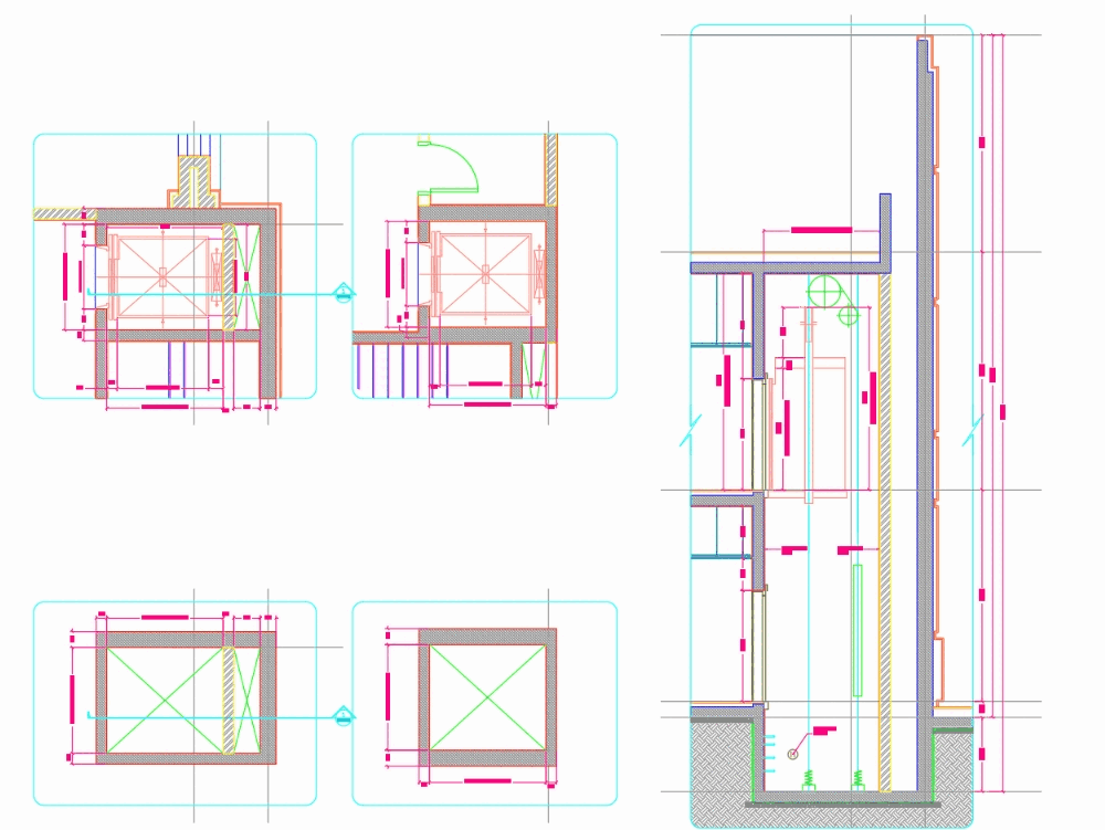 Elevador En Autocad Descargar Cad Gratis Kb Bibliocad