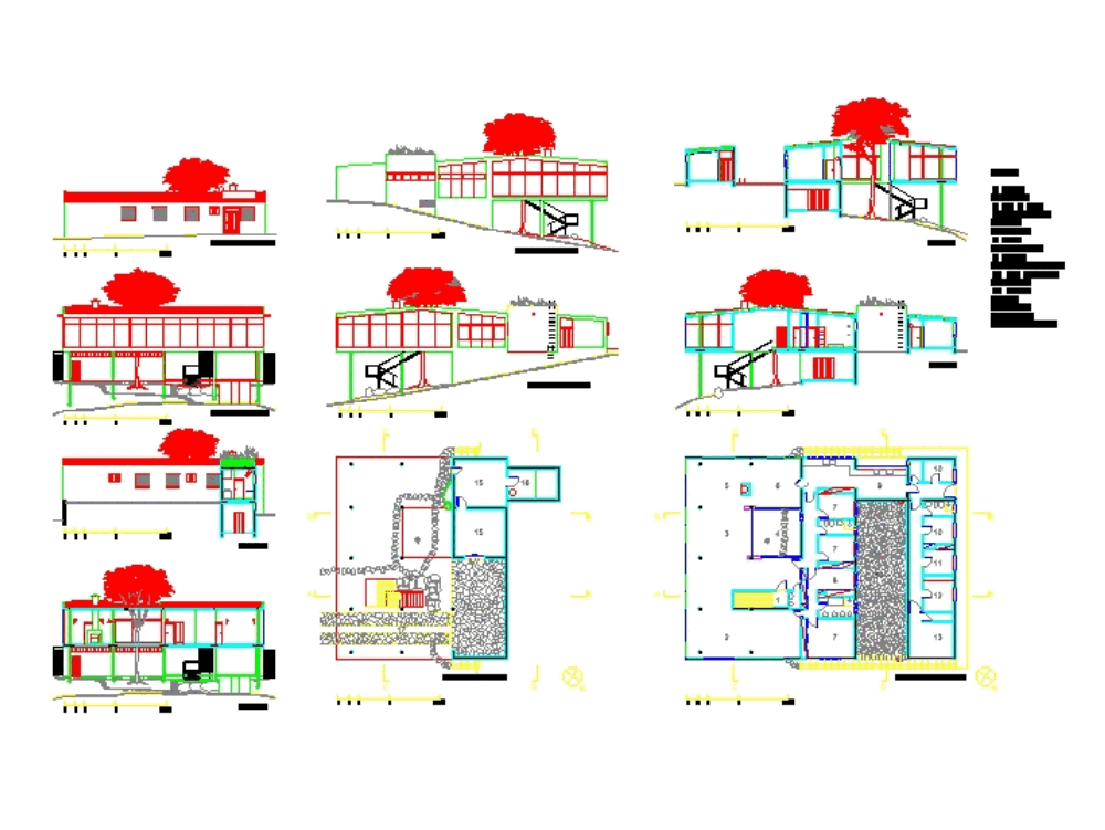 Glass house in AutoCAD | Download CAD free (1.67 MB ...