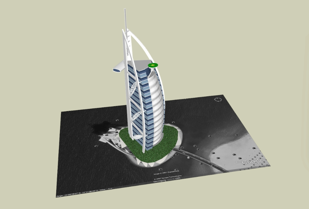 3D Gebäude Hotel Dubai