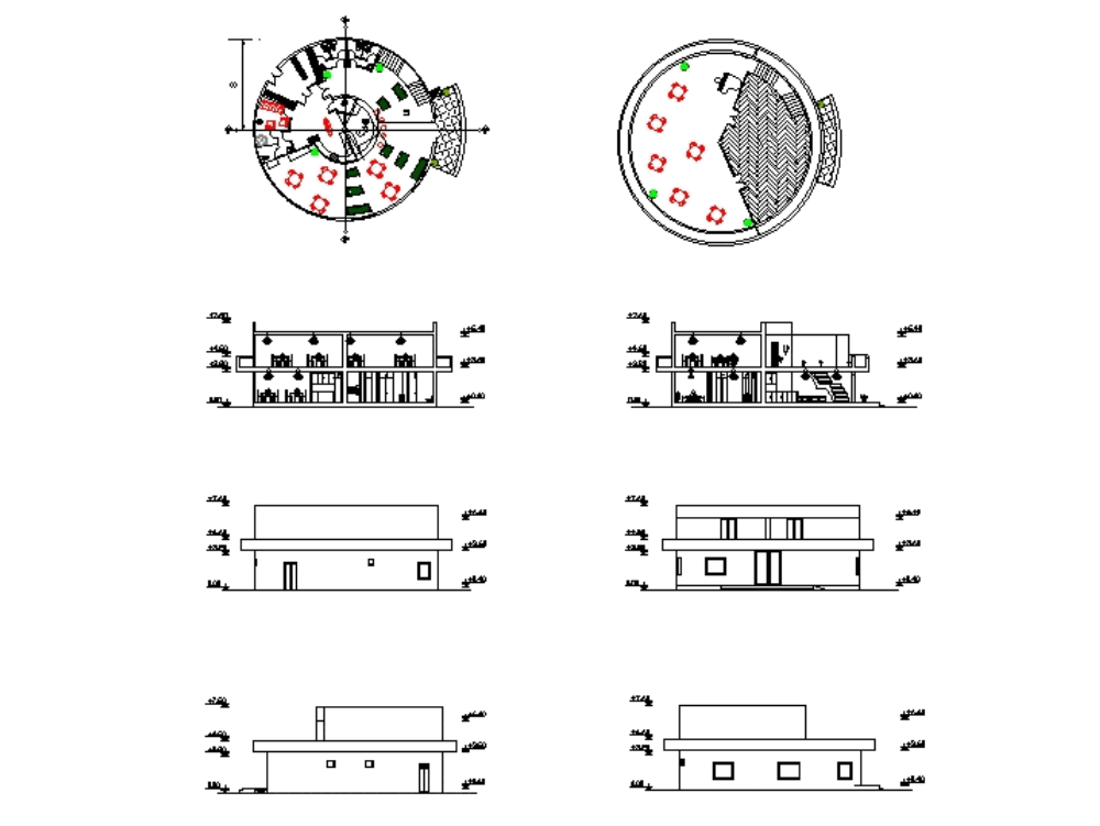 Coffee shop in AutoCAD CAD download (1.43 MB) Bibliocad