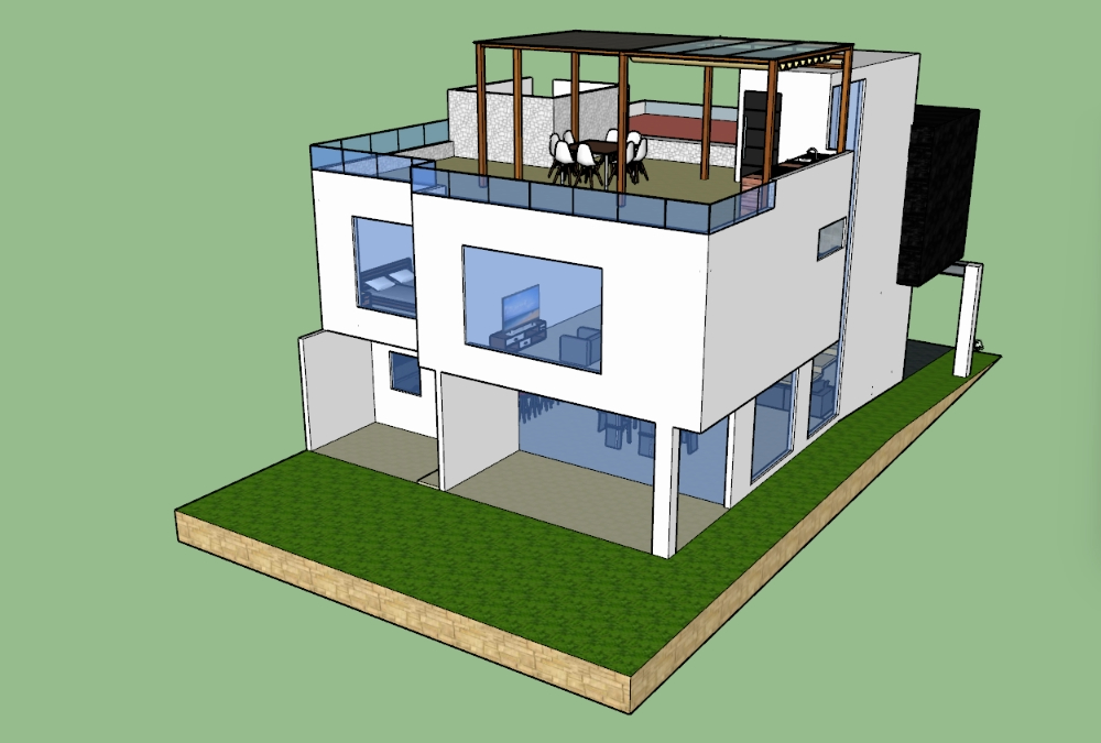 Chambre de la maison 3D