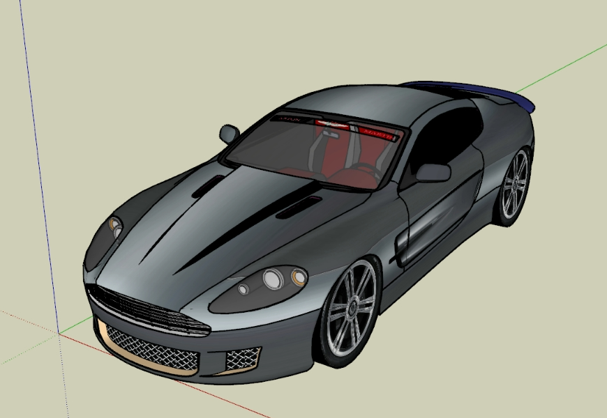 Auto Aston Martín 3d