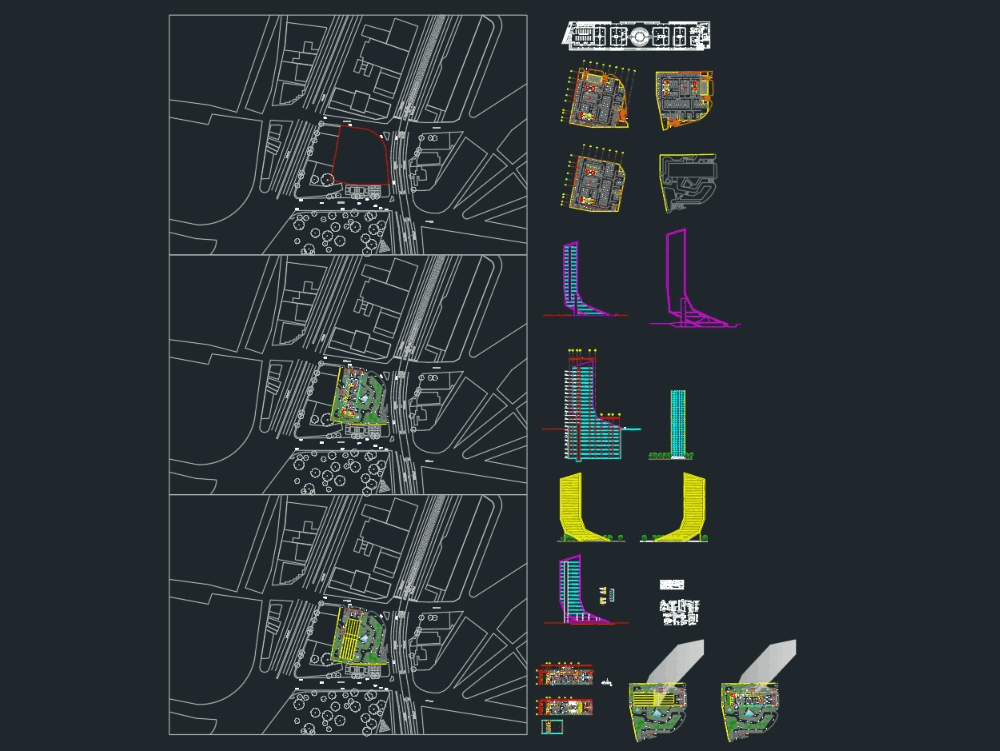 Immeuble De Bureaux Dans Autocad Téléchargement Cad 4645 Mb Bibliocad 3595