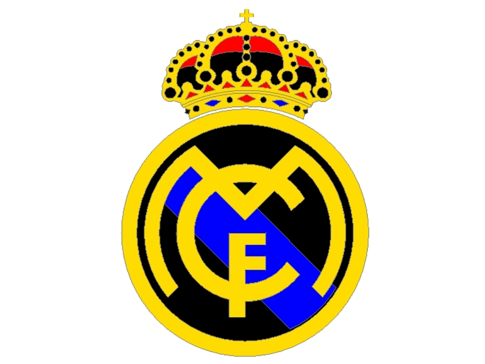 Escudo Real Madrid - 3D