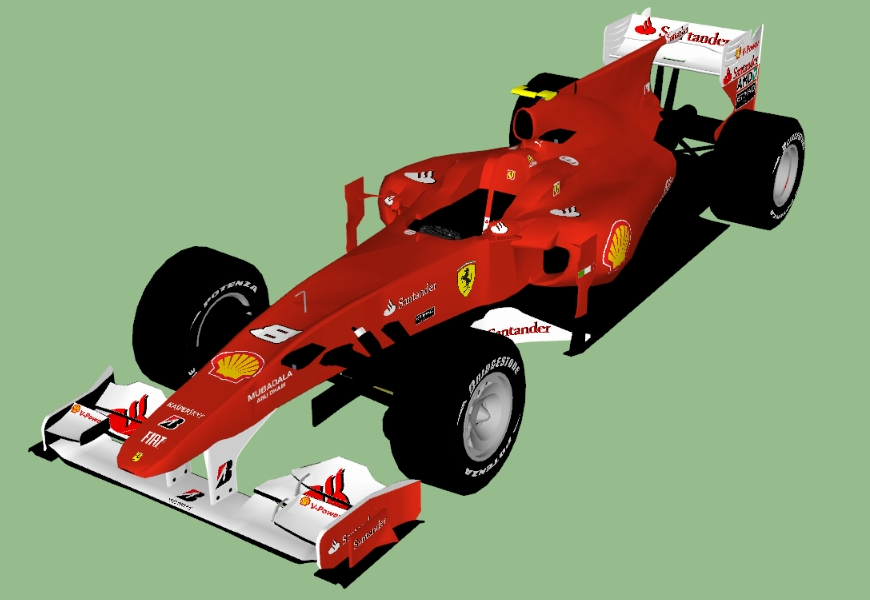 F1 car - 3D