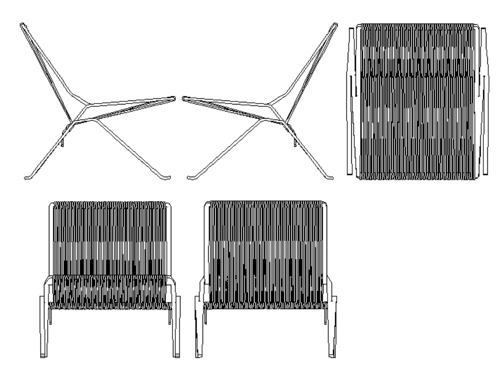 Silla 2d En Autocad Descargar Cad Gratis 39399 Kb Bibliocad 3123