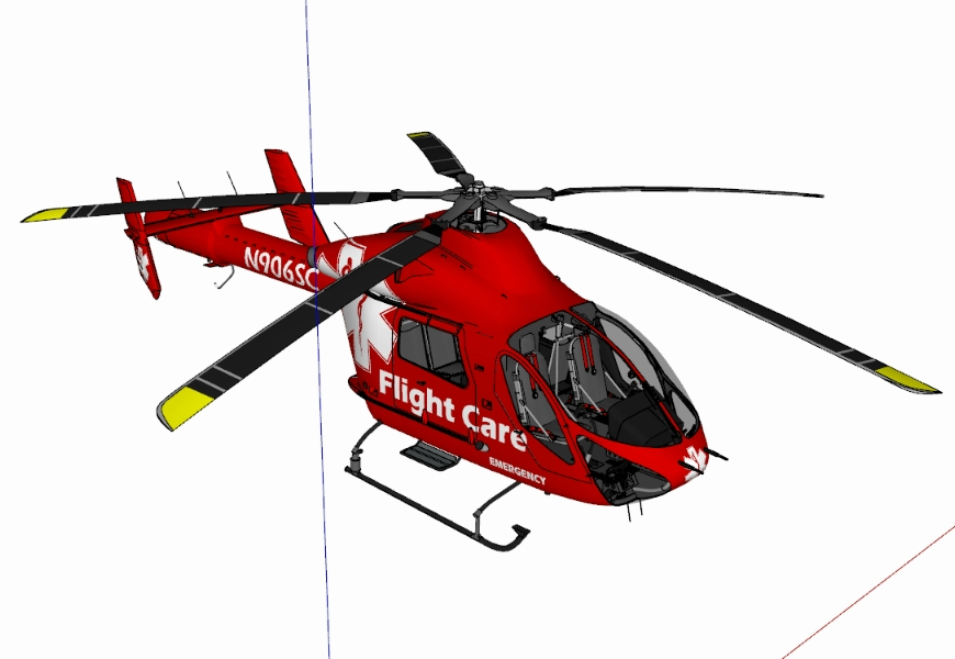 Helicóptero 3D
