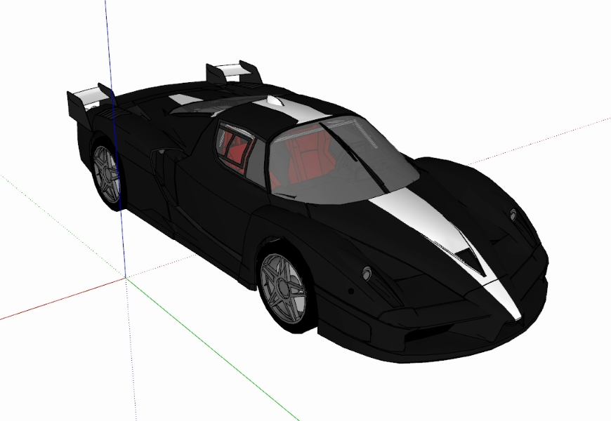 Automóvil ferrari 3D