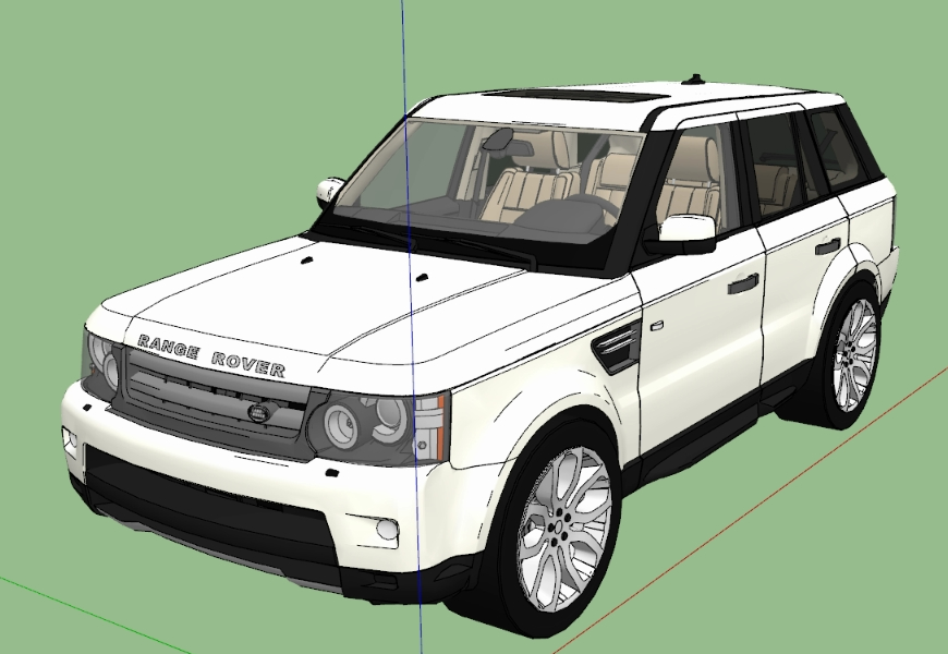 Land Rover Range Rover Sport HSE 2010 - 3D