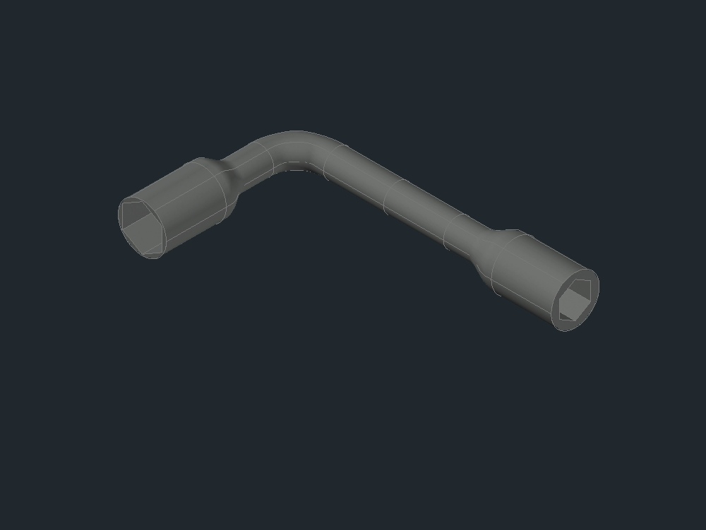 3D pipe wrench