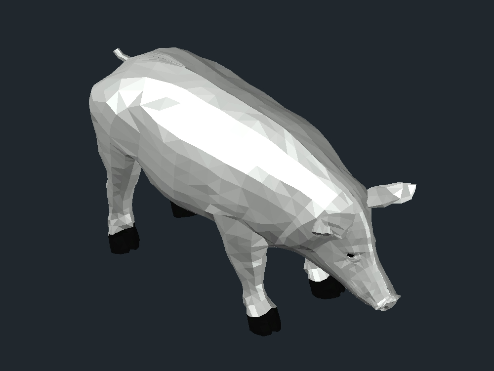 3D-Schwein