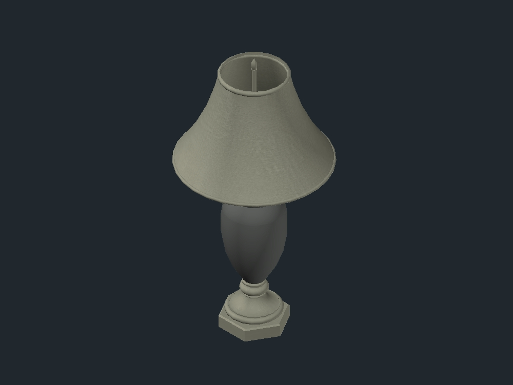 Lámpara de escritorio 3D