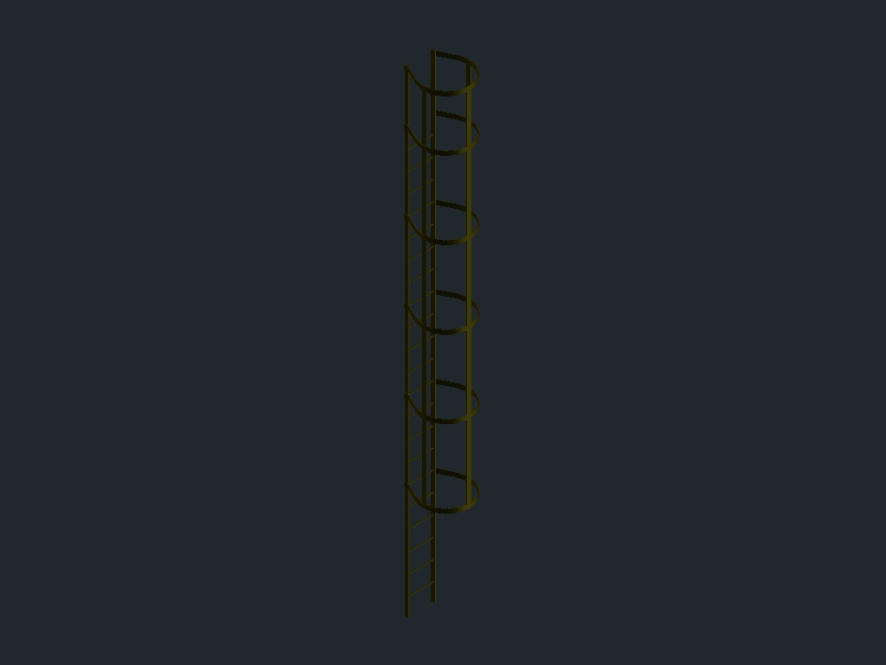 3d sea ladder