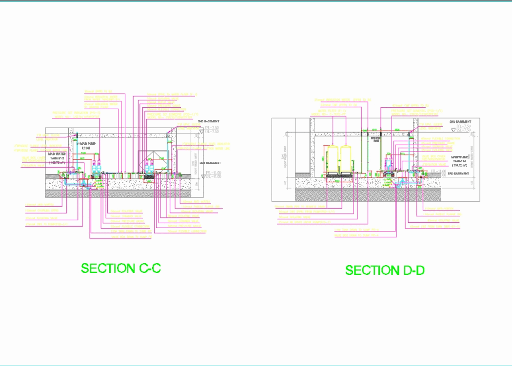 pump dwg block autocad cad bibliocad