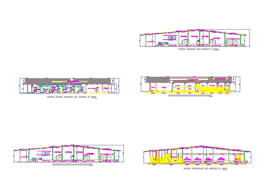 Pig slaughterhouse in AutoCAD CAD download (3.51 MB 