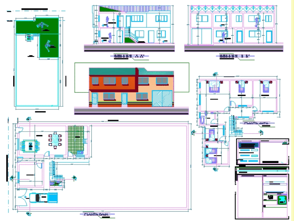 Vivienda Unifamiliar En Autocad Descargar Cad Mb Bibliocad Hot Sex Picture 0177