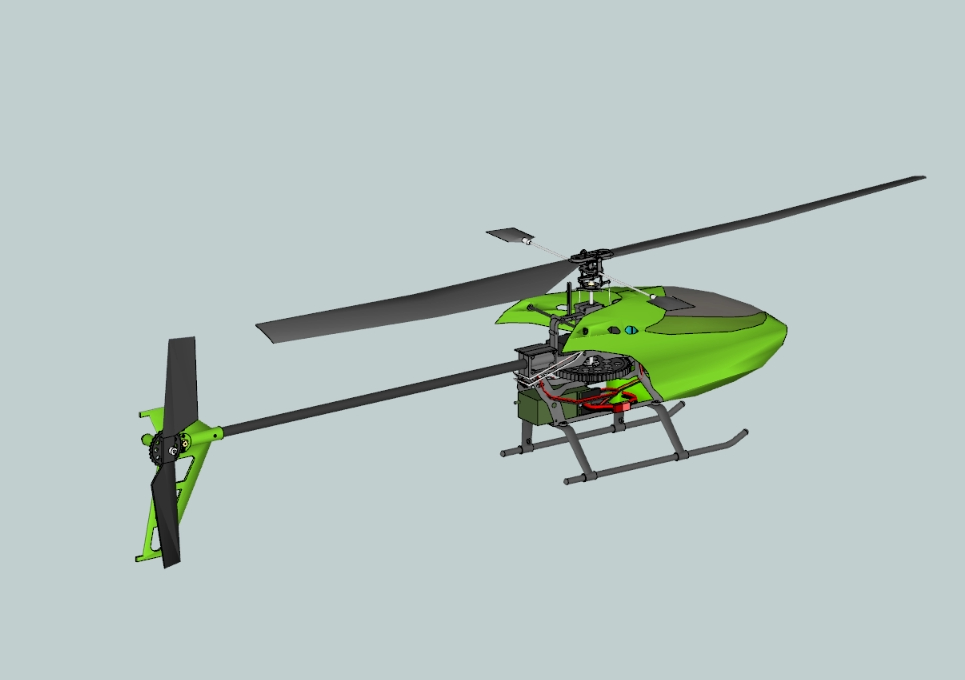 Elektrischer Hubschrauber