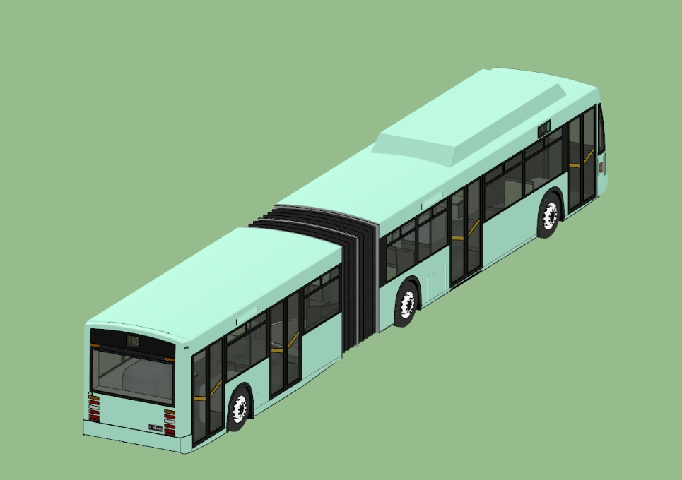 Konzertina Bus 3d