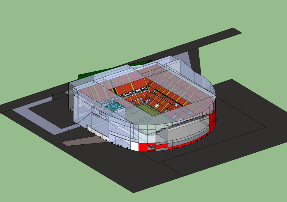Arena - Stadium Liverpool Standard Chartered - 3D