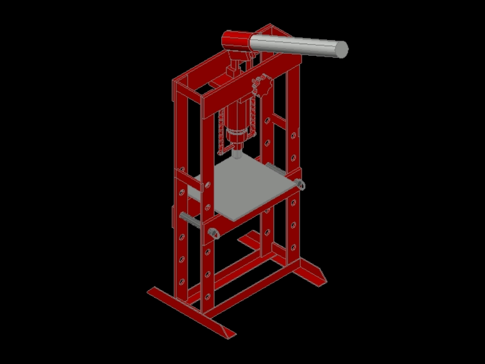 3D-Hydraulikpresse