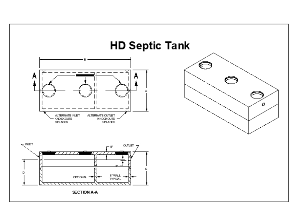 Septic tank.