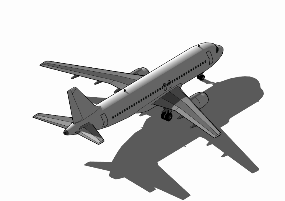 3D Flugzeug