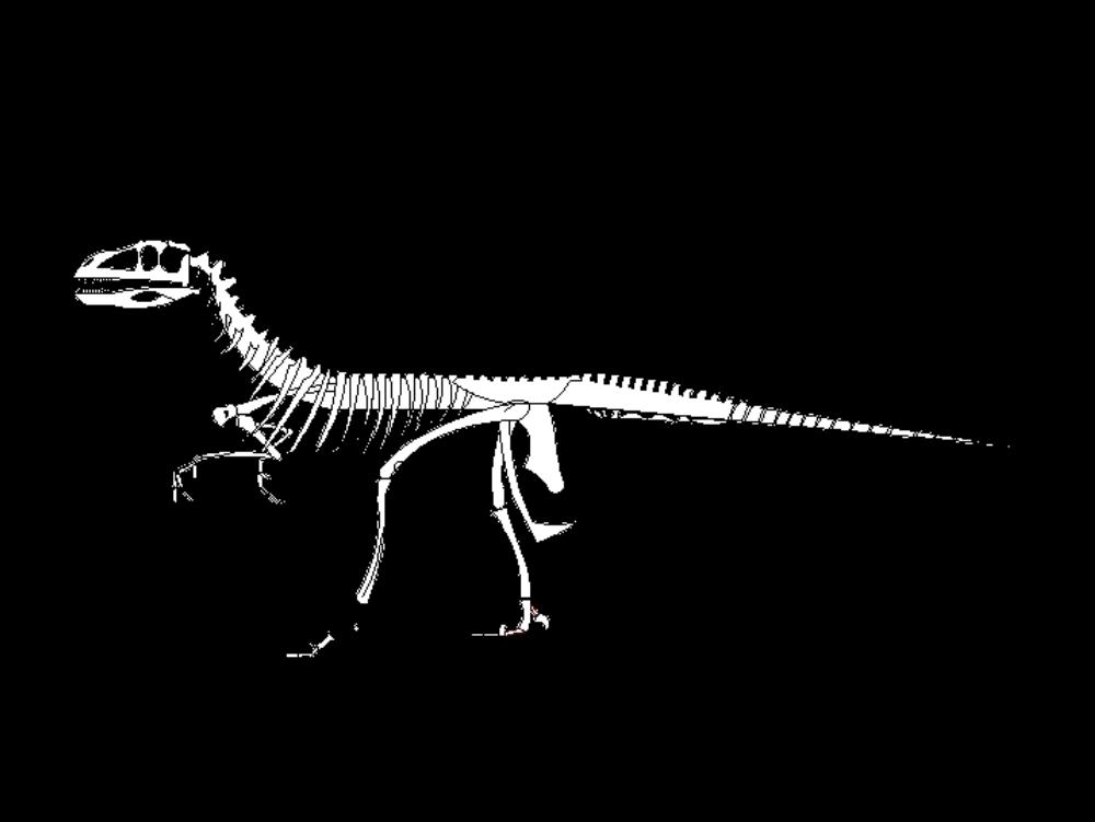 Dinosaurio Deinonychus