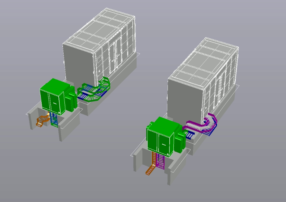 Generator and transformer, 3d modeling