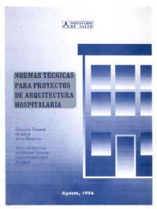 Normes d'infrastructure de l'hôpital