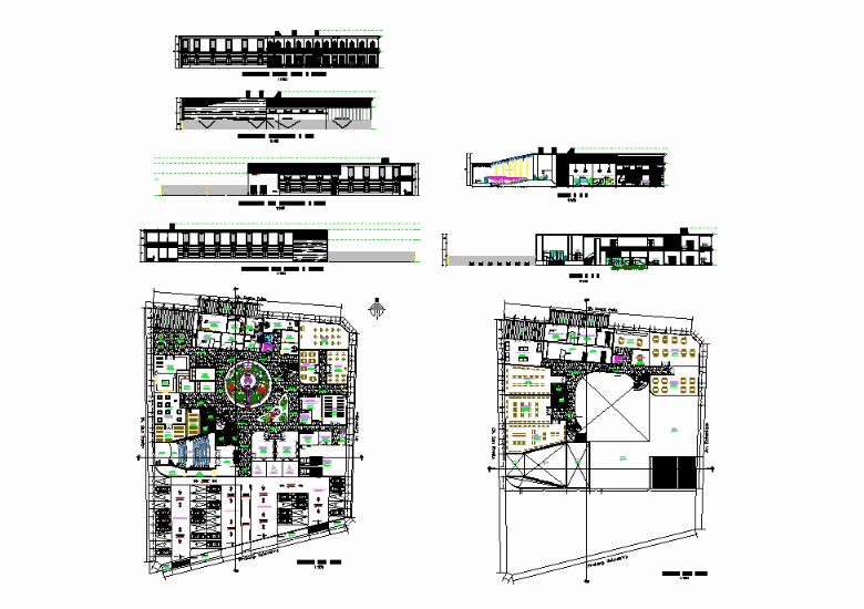 Centro Cultural En Autocad Descargar Cad 4 06 Mb Bibliocad