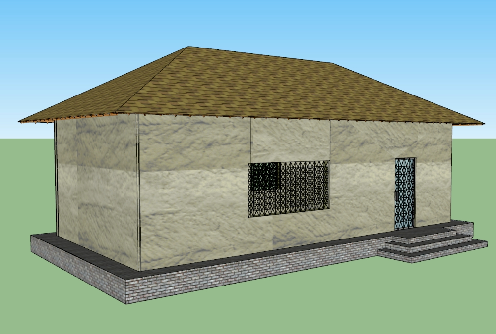 Simple 3D house