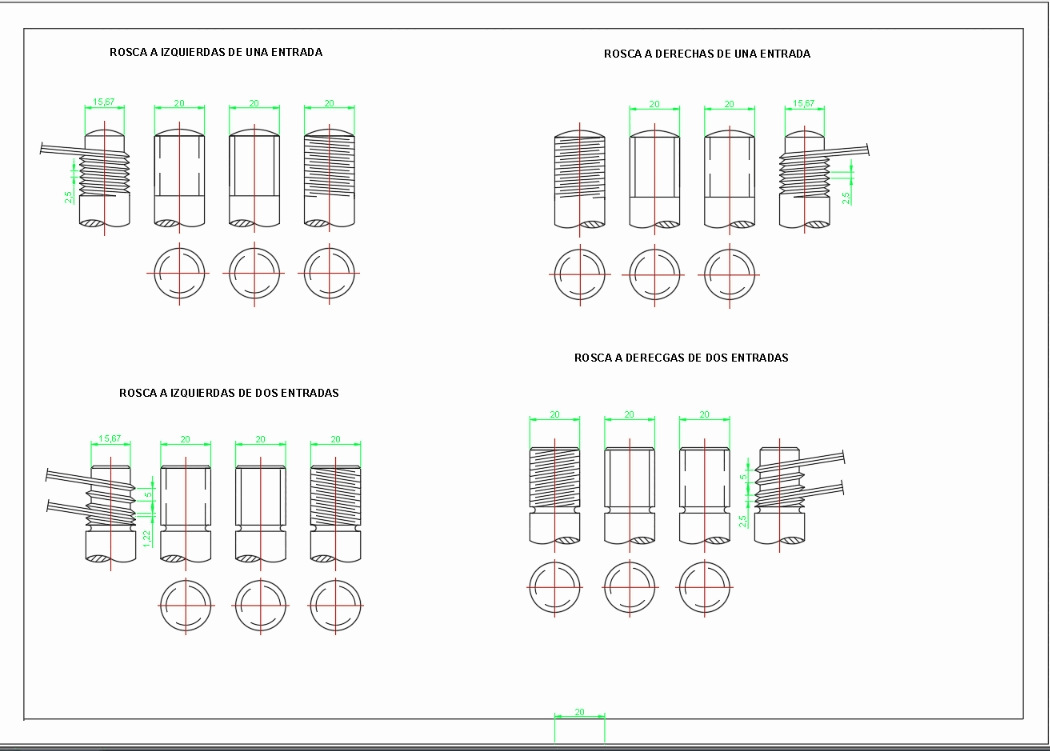 Representation and appointment of metric threads