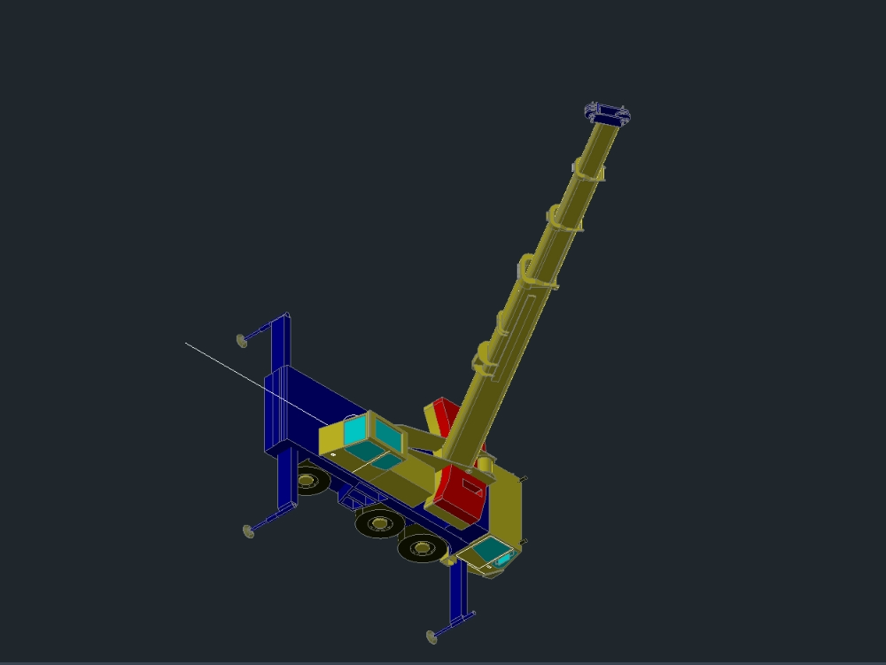 Telescopic crane