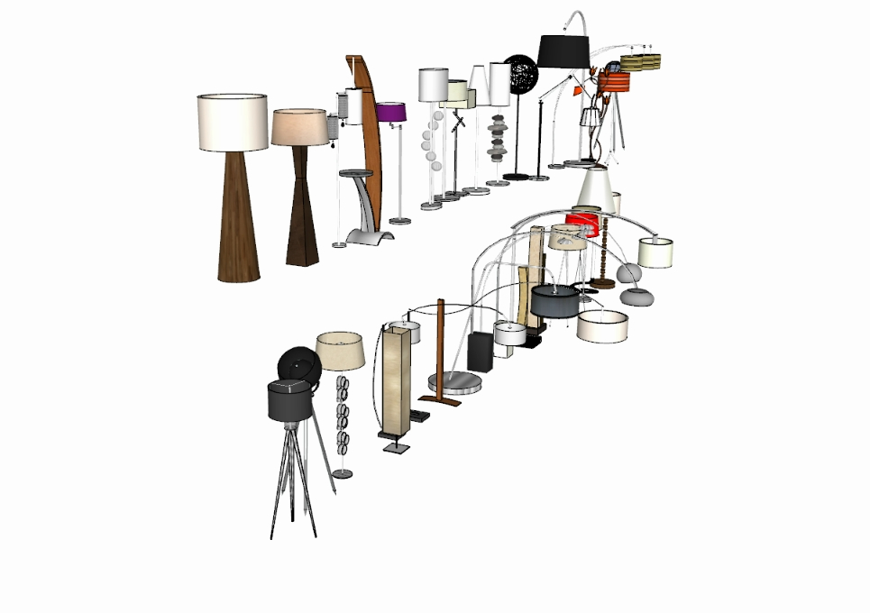 3D various lamps