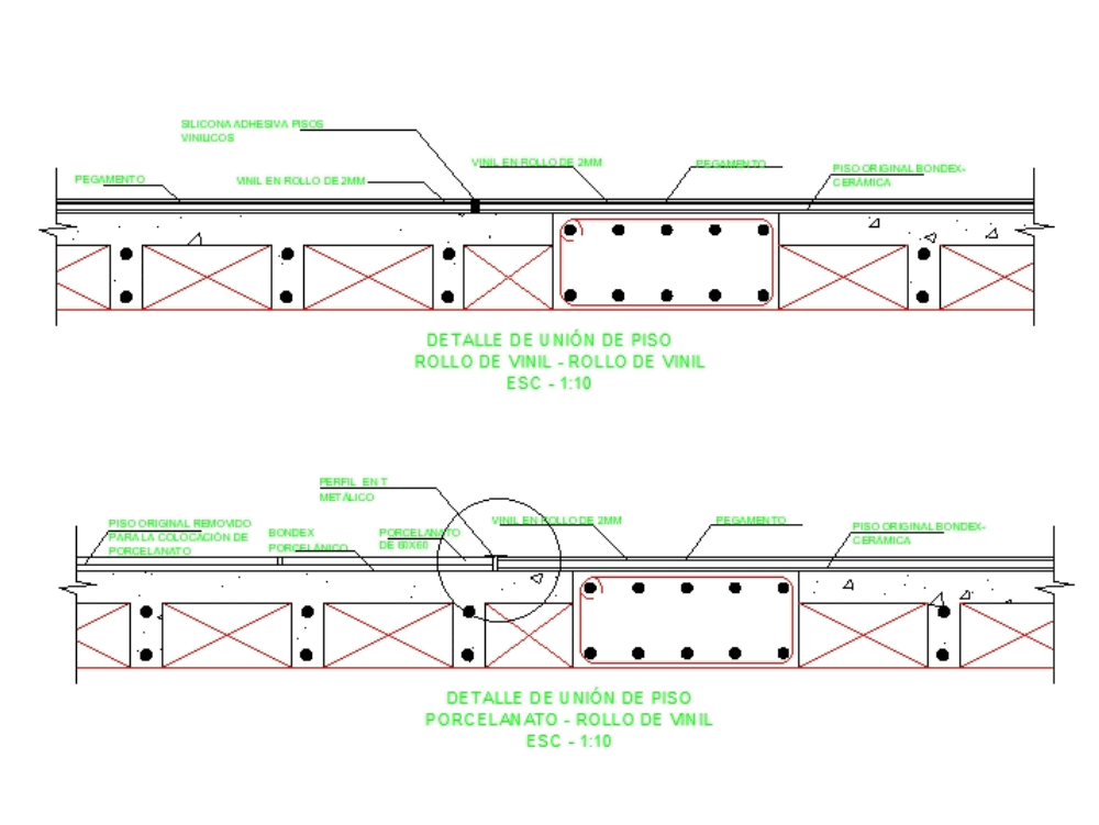 Planos De Detalle Constructivo En Dwg Autocad Pisos Detalles The Best Porn Website