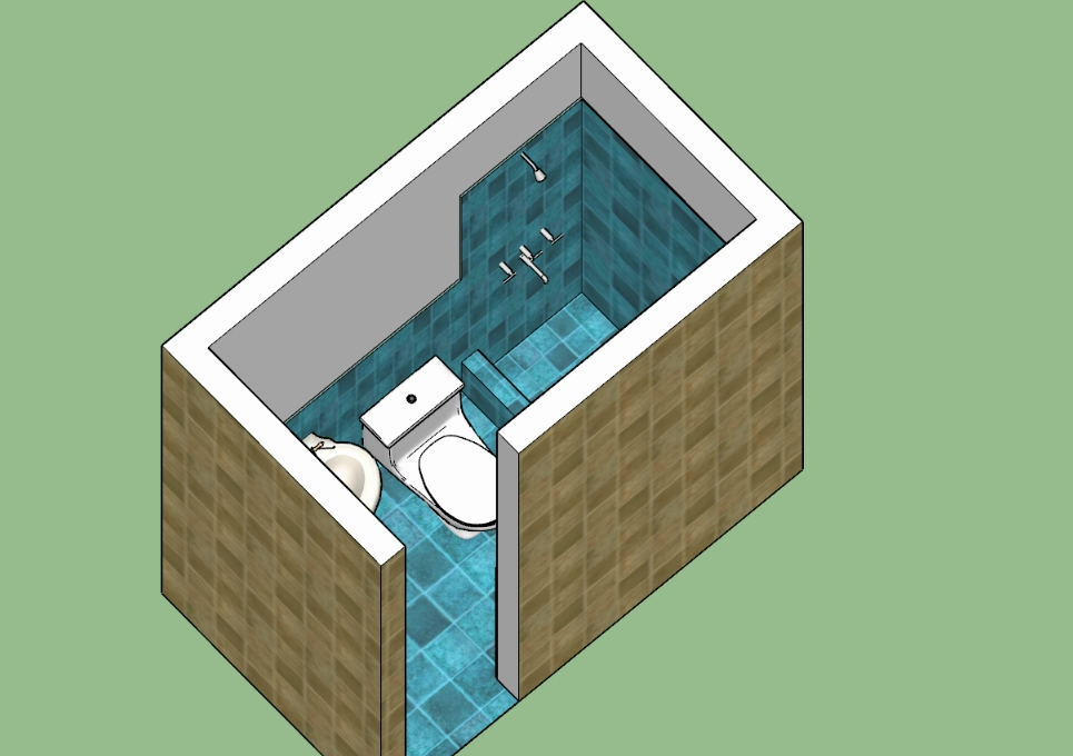 Salle de bain complète 3D